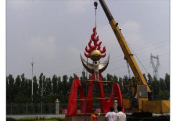 景觀場火炬雕塑 仿真景觀小品 景觀雕塑