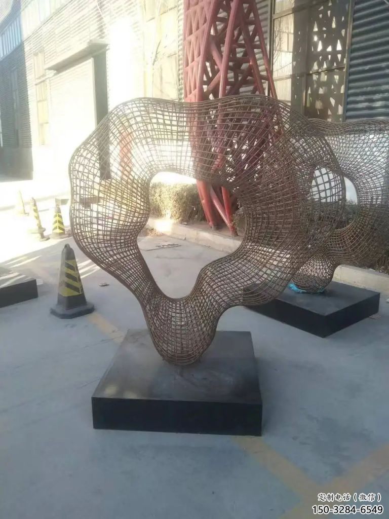 企業飄帶雕塑 鑄造公園小品 歐式雕塑