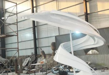 景觀飄帶雕塑 仿真景觀小品 景觀雕塑