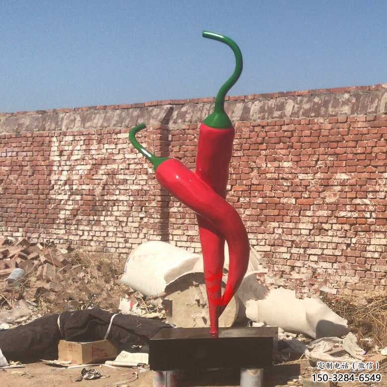 仿真辣椒雕塑 酒店公園雕塑 風景區擺件