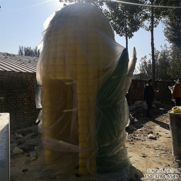 步行街玉米雕塑 游樂場景觀農作物雕塑 鑄造雕塑