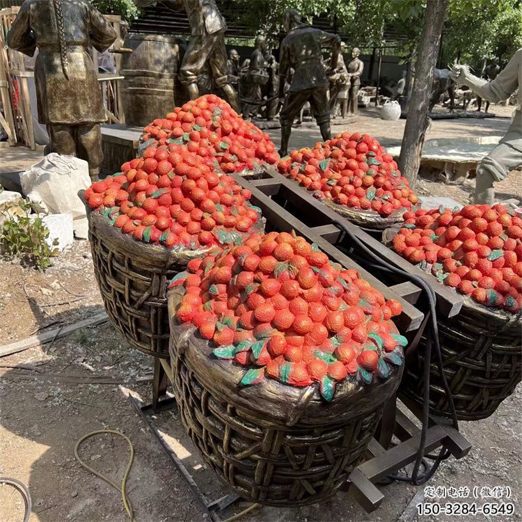 大型荔枝雕塑 歐式步行街?jǐn)[件 彩繪雕塑