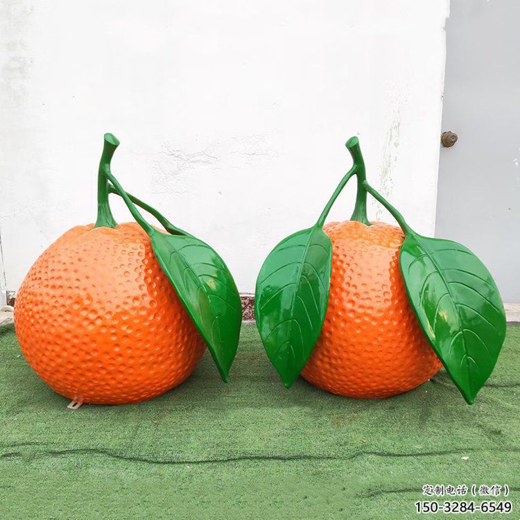 檸檬雕塑，水果仿真擺件，公園廣場雕塑 (28)