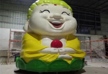 抽象香蕉雕塑 店門口彩繪雕塑 步行街擺件