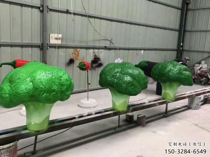 抽象大白菜雕塑 店門(mén)口彩繪雕塑 步行街?jǐn)[件