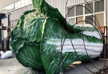 城市大白菜雕塑 風景區彩繪雕塑 抽象擺件