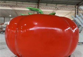 酒店番茄雕塑 庭院仿真雕塑 彩繪小品