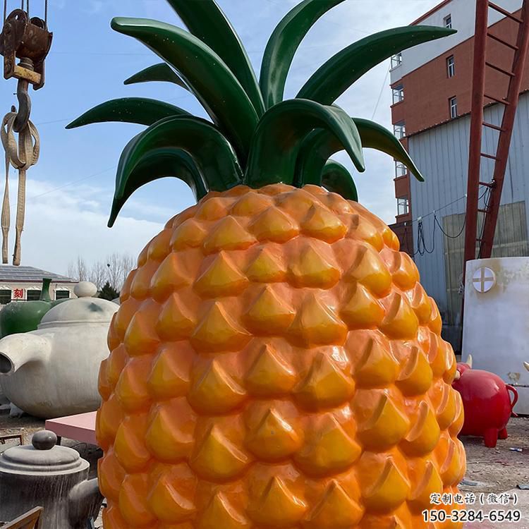 庭院菠蘿雕塑 城市雕塑 果蔬小品