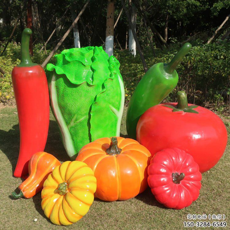 廣場(chǎng)青椒雕塑 公園仿真雕塑 抽象擺件