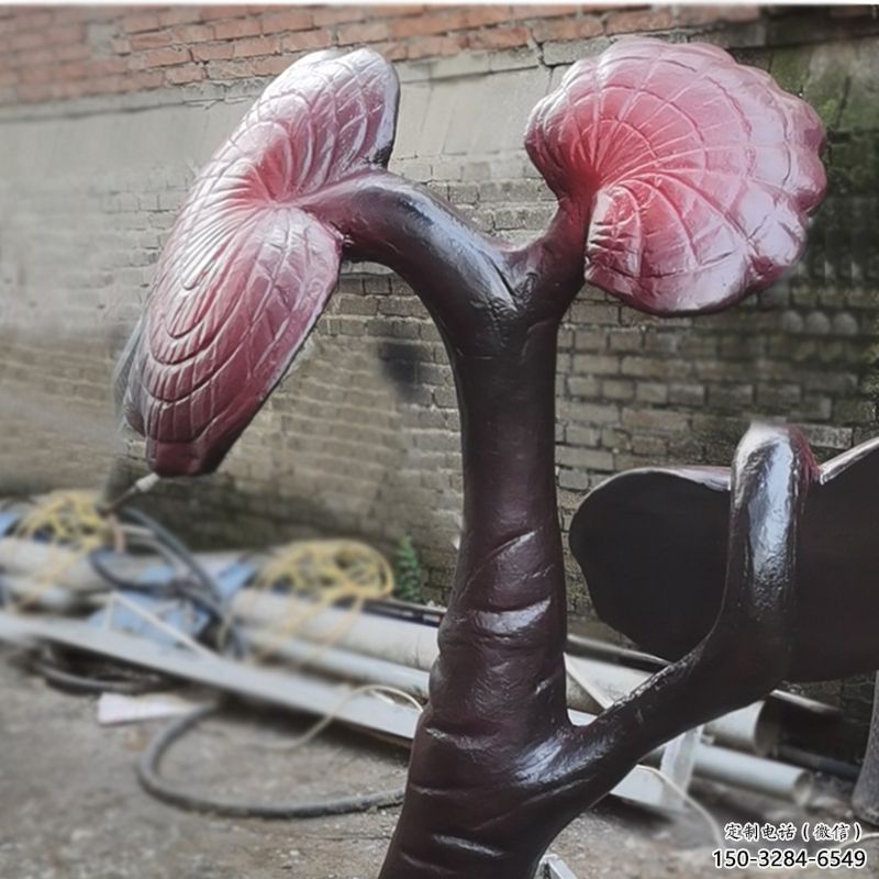 步行街靈芝雕塑 游樂場果蔬雕塑 鑄造植物雕塑