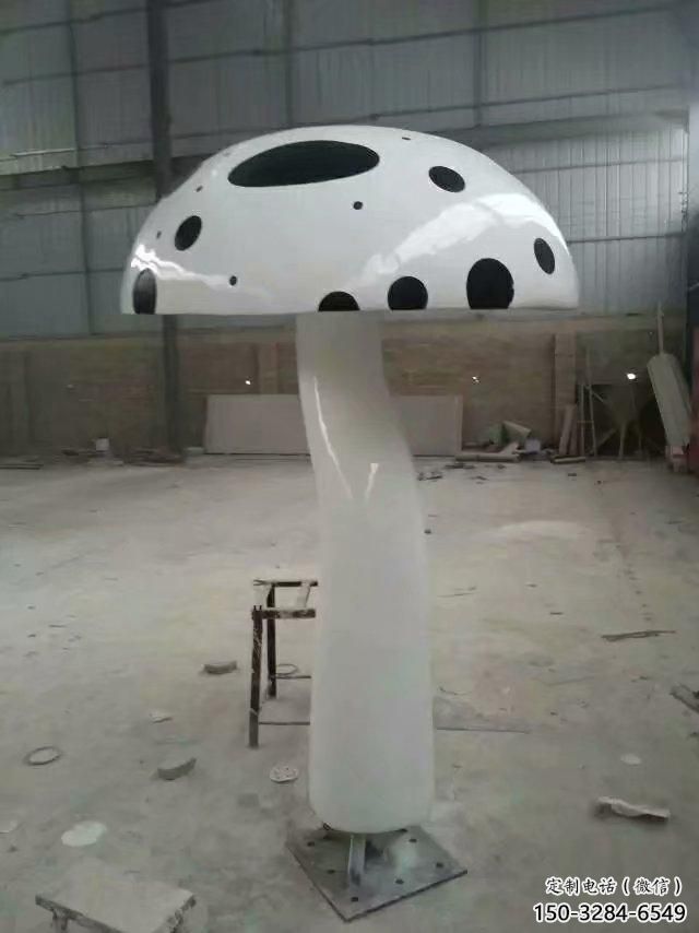 廣場(chǎng)香菇雕塑 抽象果蔬雕塑 烤漆蔬菜雕塑