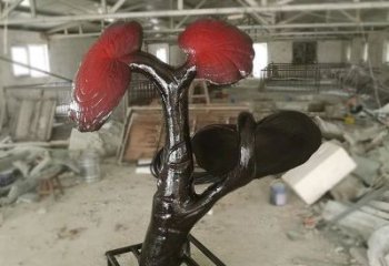 草地靈芝雕塑 現代校園果蔬雕塑 大型植物雕塑