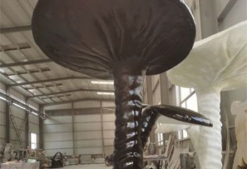 大型靈芝雕塑 歐式步行街植物雕塑 彩繪果蔬雕塑