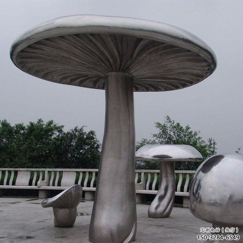 園林蘑菇雕塑 田間彩繪雕塑 仿真擺件