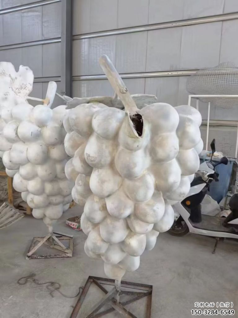 商業(yè)街葡萄雕塑 售樓處雕塑 水果擺件