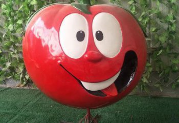 廣場西紅柿雕塑 公園仿真雕塑 抽象擺件