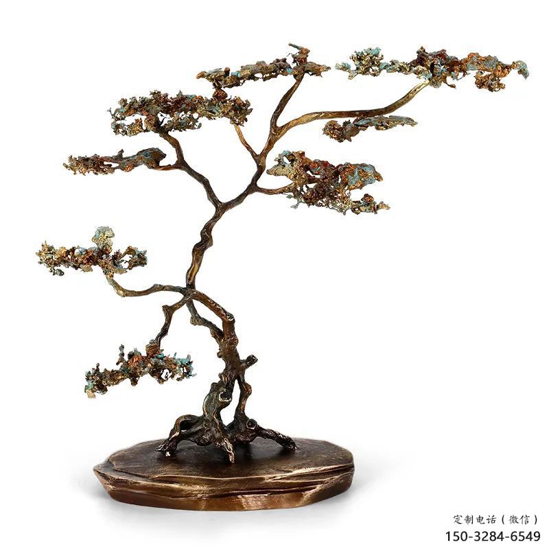 松樹雕塑 仿真景觀植物雕塑 烤漆大樹雕塑