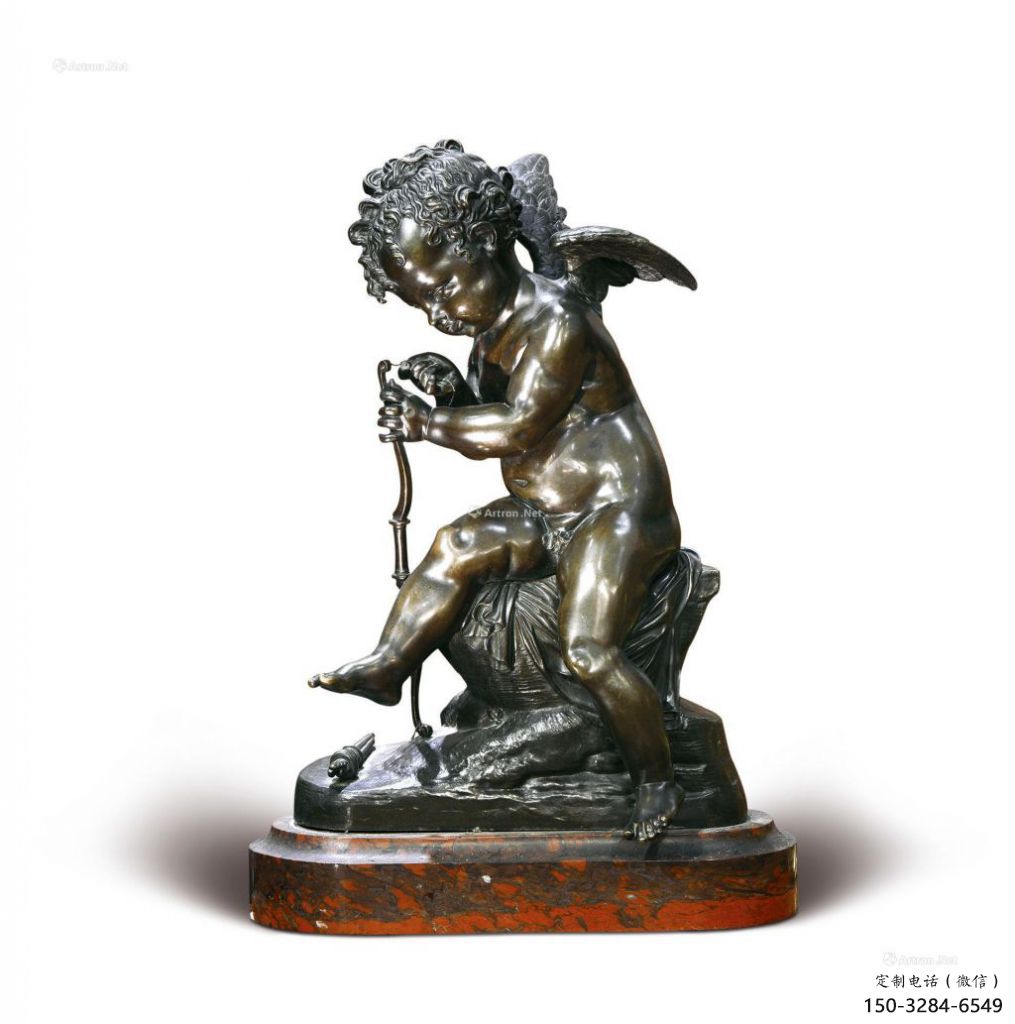 丘比特雕塑 景觀美陳歐式雕塑 噴漆肖像雕塑