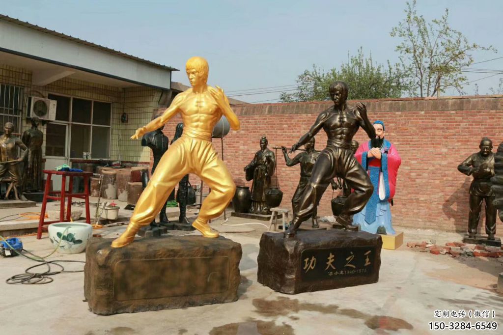 風景區李小龍雕塑廠 售樓處廣場雕塑 仿古擺件