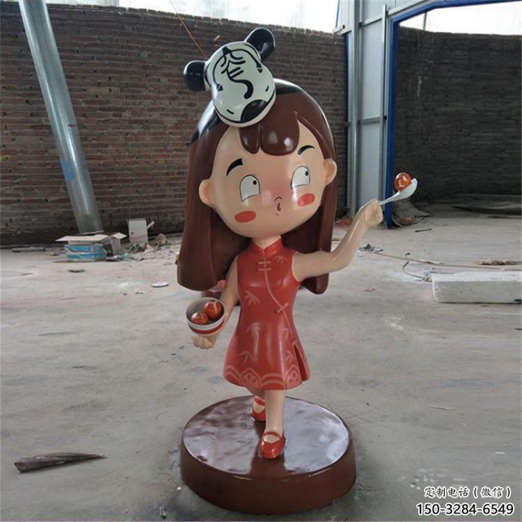 廚師雕塑 景觀校園卡通雕塑 商業街動漫雕塑