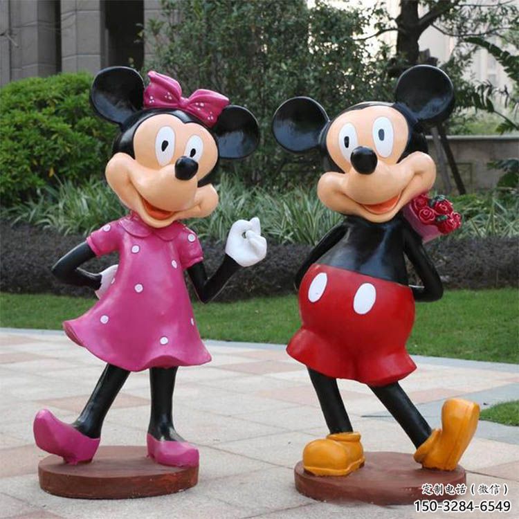 景觀米奇雕塑 仿真卡通雕塑 景觀動(dòng)漫雕塑