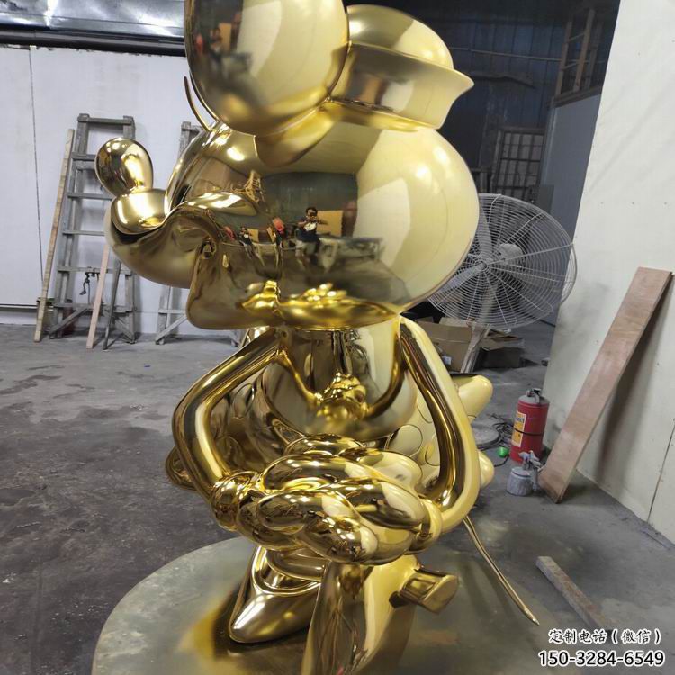 米奇雕塑 景觀美陳卡通雕塑 噴漆動漫雕塑