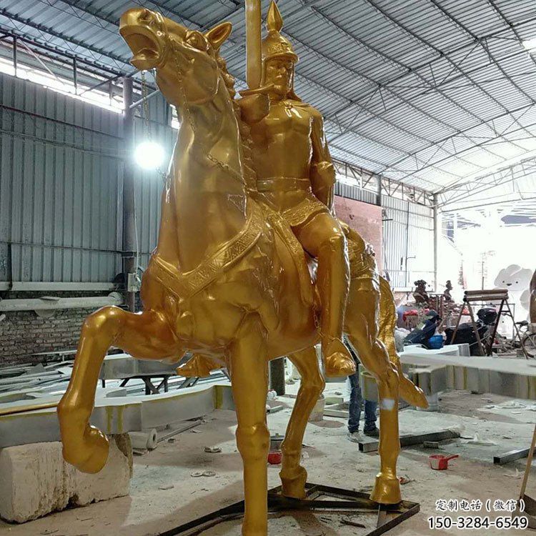 室內(nèi)武士雕塑 仿真景觀人物雕塑 大型古代雕塑