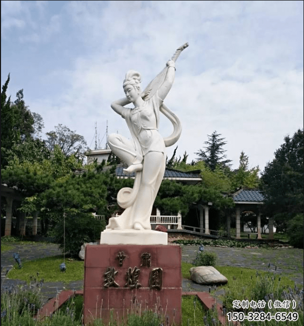 商業(yè)街仕女雕塑 售樓處雕塑 古代擺件