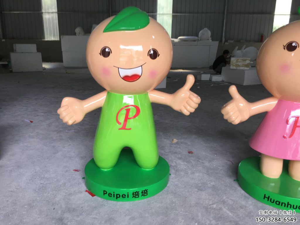 大型娃娃雕塑 商業街廣場雕塑 彩繪擺件