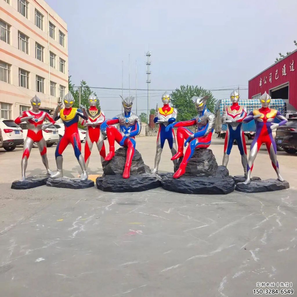 園林超人雕塑 城市廣場雕塑 步行街擺件