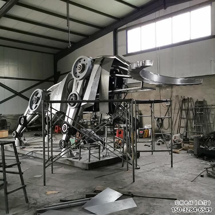 風景區機器人雕塑廠家 售樓處廣場雕塑 仿古擺件