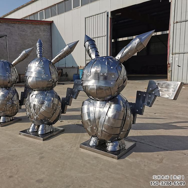 街道機器人雕塑廠家 現(xiàn)代景觀動漫雕塑 彩繪卡通雕塑