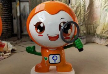 彩繪玩偶雕塑 卡通雕塑 步行街?jǐn)[件