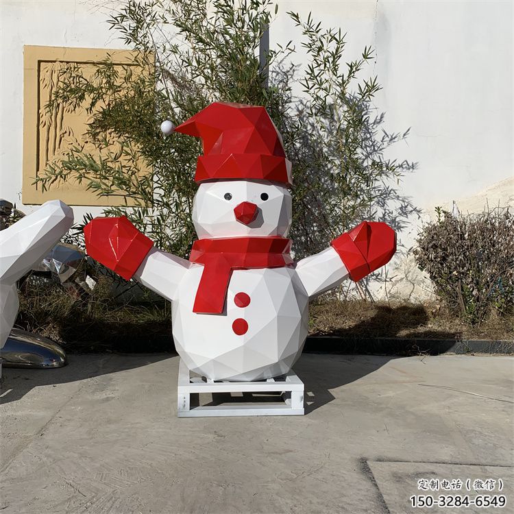 雪人雕塑廠家 風(fēng)景區(qū)彩繪雕塑 抽象擺件