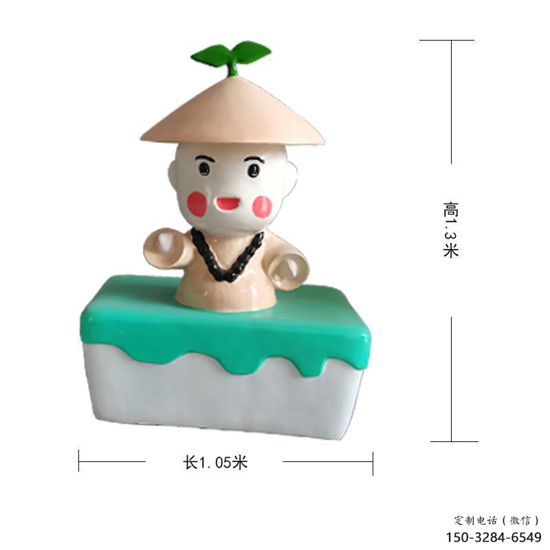 景觀小和尚雕塑 黃銅兒童雕塑 商業(yè)街肖像雕塑