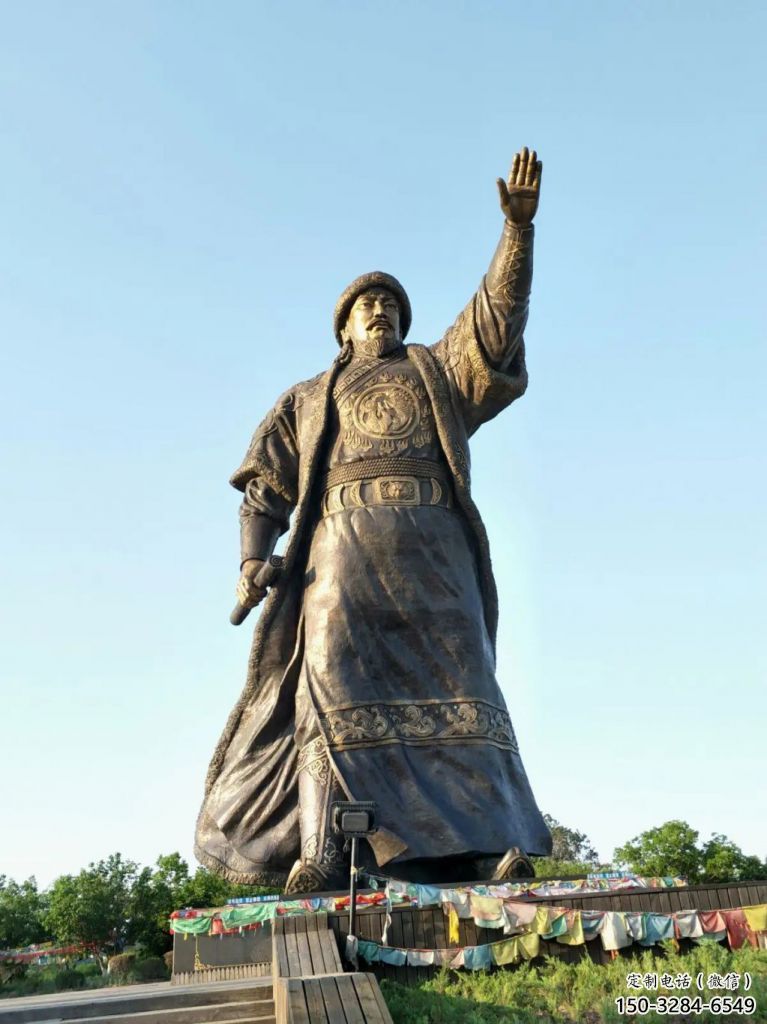 現代皇帝雕塑 大型古代雕塑 鑄銅雕塑