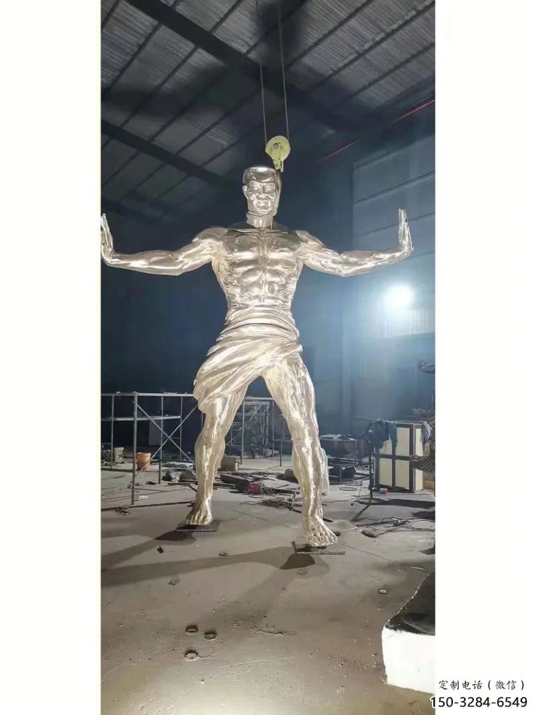 現代大力士雕塑廠家 大型抽象雕塑 鍛造雕塑