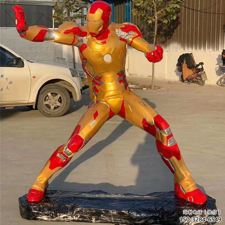 大型蜘蛛俠雕塑 門口創意雕塑 售樓處小品