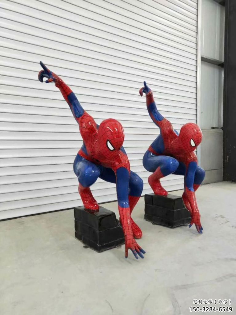 風景區蜘蛛俠雕塑 售樓處廣場雕塑 仿古擺件
