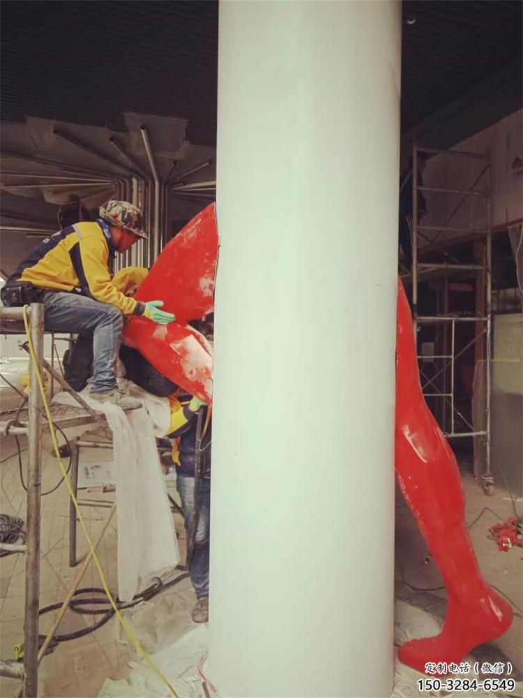 蜘蛛俠雕塑 風景區(qū)幾何雕塑 廣場小品