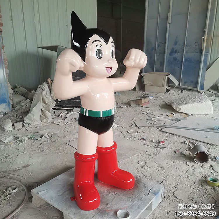 門口公仔雕塑 售樓處卡通雕塑 彩繪小品