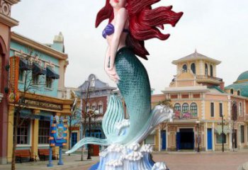 水景美人魚雕塑 風景區幾何雕塑 廣場小品