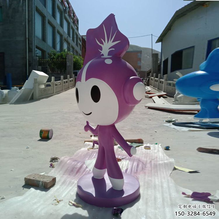 園林福娃雕塑 大型景觀體育雕塑 中式奧運(yùn)雕塑
