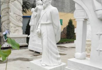 大型商場(chǎng)李時(shí)珍雕塑 仿真景觀人物雕塑 仿古名醫(yī)雕塑