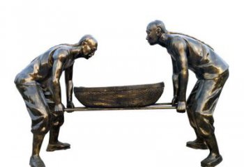 草地釀酒雕塑 室外民俗雕塑 大型酒文化雕塑