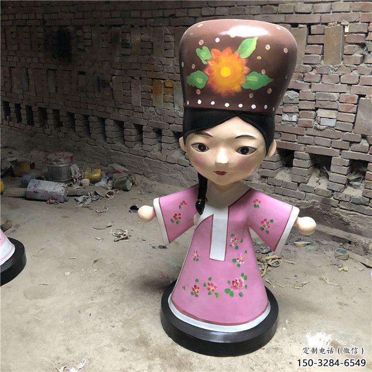 大門口京劇雕塑 發(fā)光公園民俗雕塑 仿真唱戲雕塑