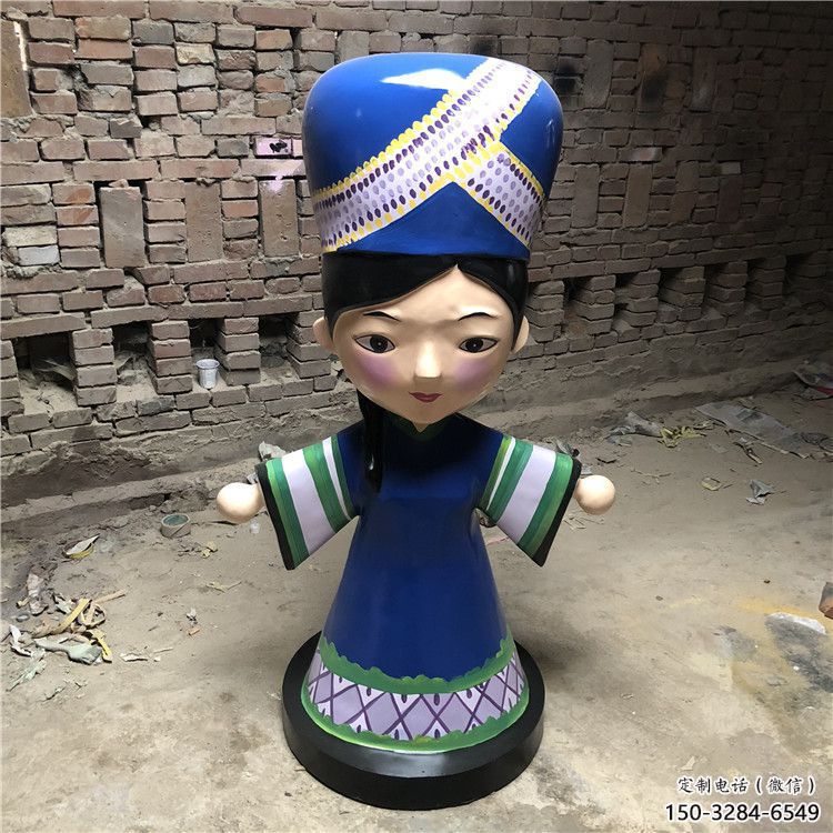 公園京劇雕塑 戶外民俗雕塑 抽象唱戲雕塑