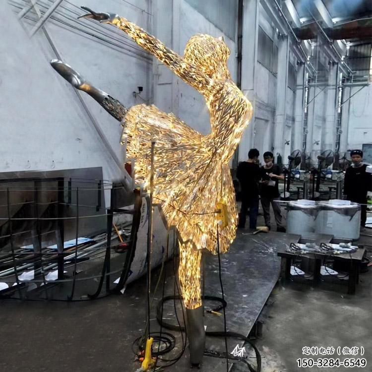 戶外舞蹈雕塑 園林演員雕塑 餐飲店跳舞雕塑