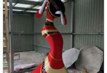 創意舞蹈雕塑 仿古跳舞雕塑 公園演員雕塑