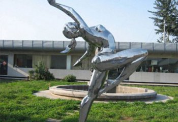 仿古舞蹈雕塑 草地演員雕塑 房地產跳舞雕塑